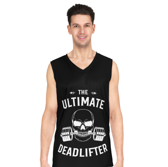 The Ultimate Deadlifter -  Basketball Jersey (AOP)